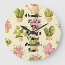 Horloge murale en acrylique ronde de 10,75 po avec