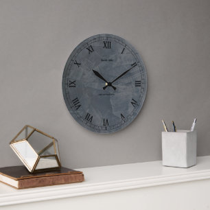 Horloge murale en ardoise toscane #Pinterest