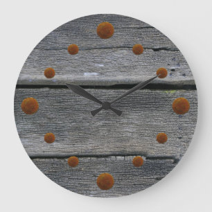 Horloge murale en bois vieille grange