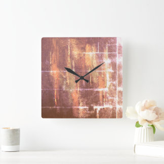 horloge murale en gouttes de cuivre par dalDesignN