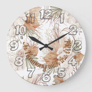 Horloge murale en harmonie avec la nature Décor