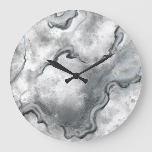 Horloge murale en marbre gris (Recto)