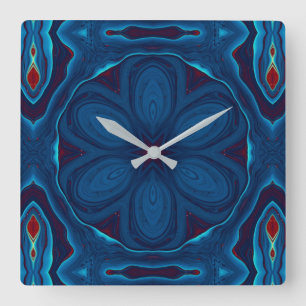 Horloge murale en verre tendu