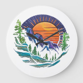 Horloge murale Extraordinaire avec design de logo 