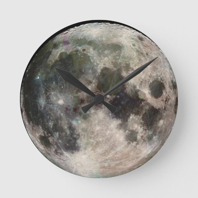 Horloge murale face ronde de la lune (Recto)
