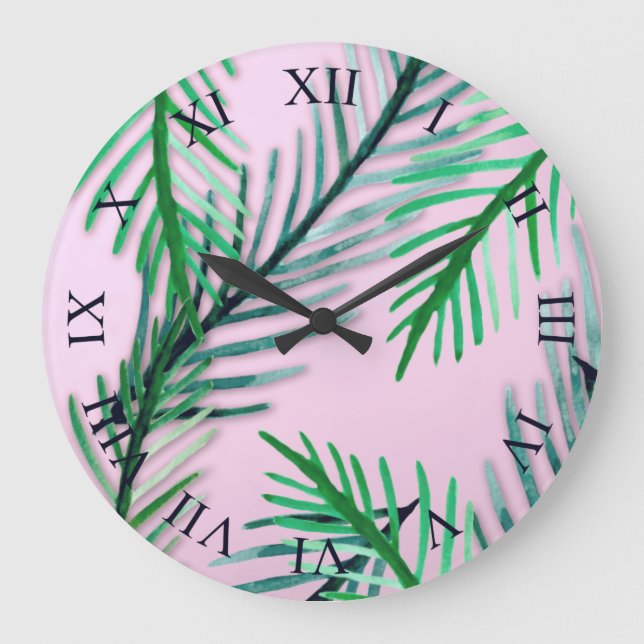 Horloge murale feuille (Recto)