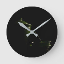 Horloge murale Fiesta verte