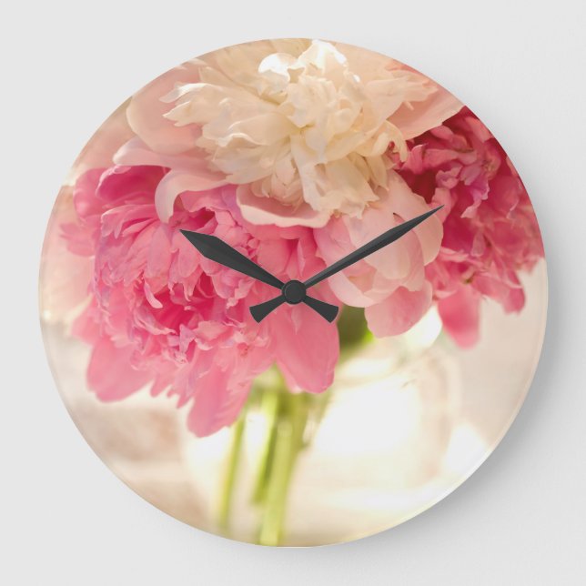 Horloge Murale Fleurs (Recto)