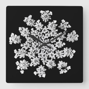 Horloge murale 'Flocon de neige de la Reine Anne'