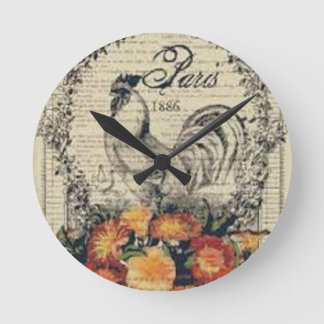 Horloge murale française de coq de pays