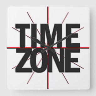 Horloge murale globale de TImezone