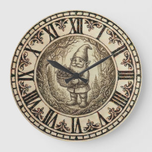 Horloge murale Gnome – Décoration de Ferme