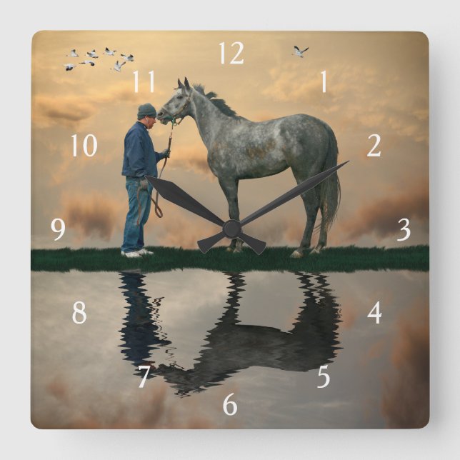 Horloge murale Gray Horaire Et Groom OTTB (Recto)