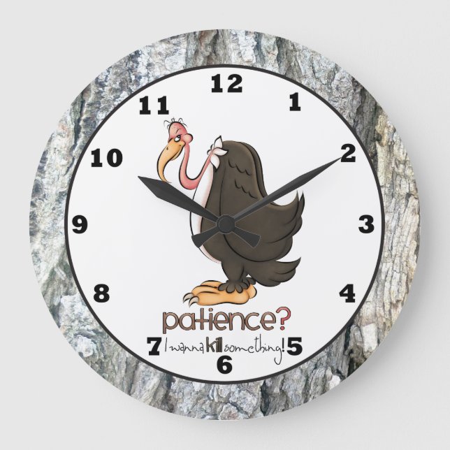 Horloge murale grincheuse (Recto)