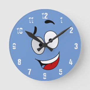 Horloge murale Happy Kook Art Clock