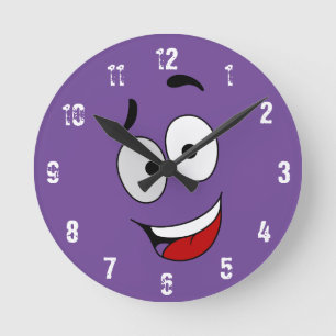 Horloge murale Happy Kook Art Clock