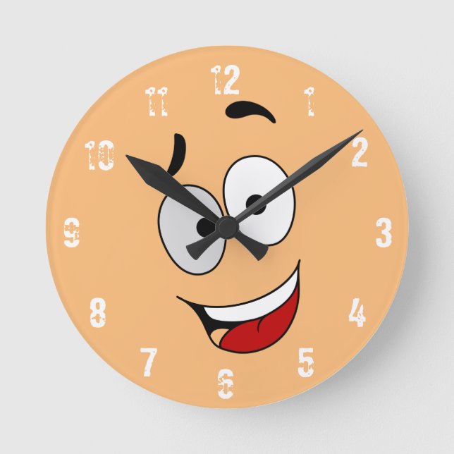 Horloge murale Happy Kook Art Clock (Recto)