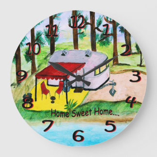 horloge murale home sweet home