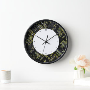 Horloge murale intégrée