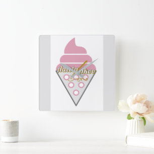 Horloge murale irrésistible en crème glacée par Ad