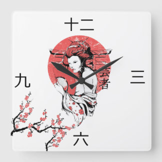horloge murale japonaise