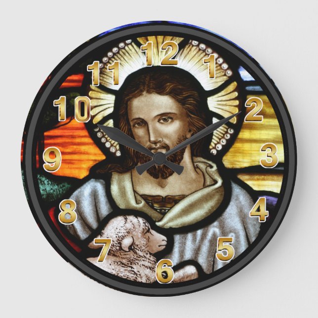 horloge murale Jésus (Recto)