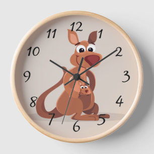 Horloge murale Kangaroo