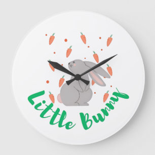 Horloge murale Lapin mignon – Parfait pour la déco