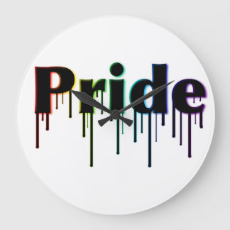Horloge murale LGBT+ Pride
