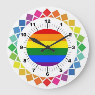 Horloge murale LGBTQ Gay pride personnalisée