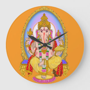 Horloge murale Lord Ganesha