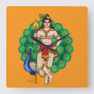 Horloge murale Lord Murugan