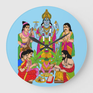 Horloge murale Lord Satyanarayan