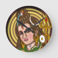 Horloge murale Lord Shiva