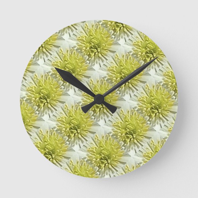 Horloge murale Lucky, Acrylique ronde de 20,3 cm (Recto)