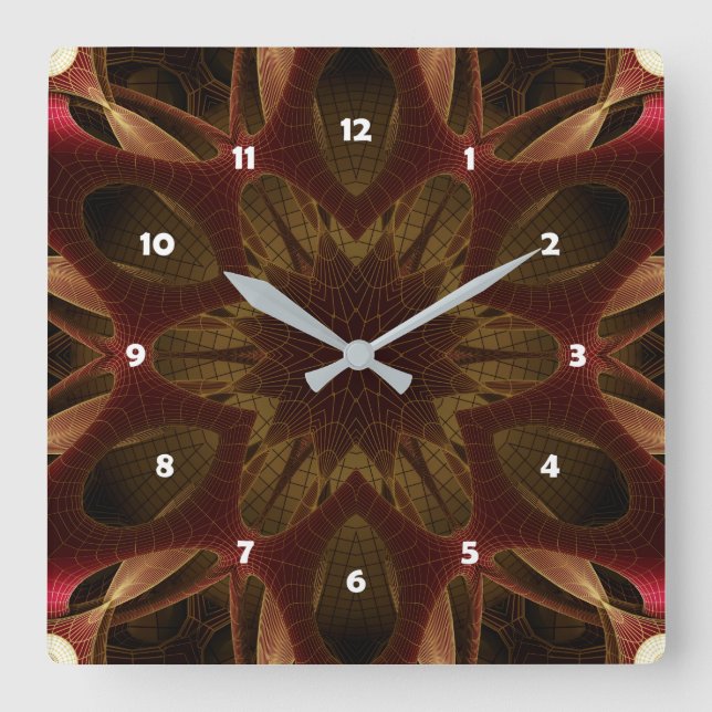 Horloge murale Mandala (Recto)
