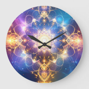 Horloge murale Mandala Abstraite