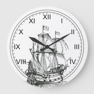 Horloge murale marine