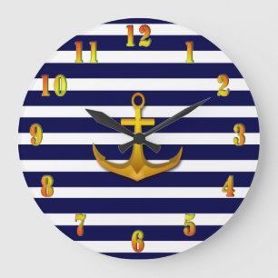 Horloge murale marine