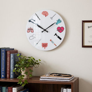 Horloge murale Marvel médicale - Anatomie des soin