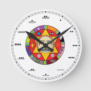 Horloge murale maya de nombre