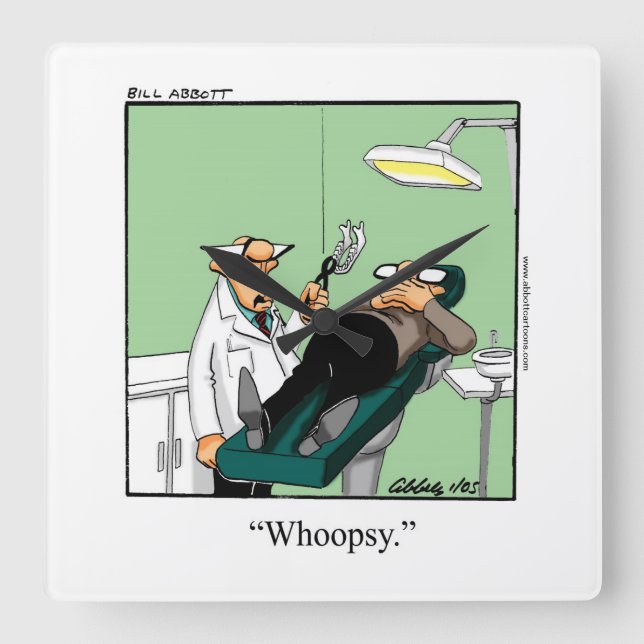 Horloge murale Médicale Humour (Recto)