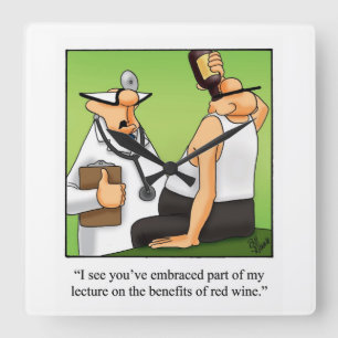 Horloge murale Médicale Humour