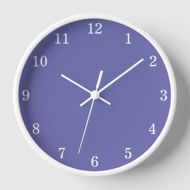 Horloge murale minimaliste élégant (Recto)