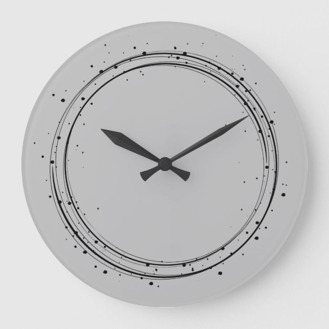 Horloge murale minimaliste moderne (Recto)