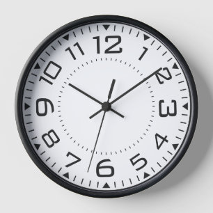 Horloge murale minimaliste moderne ⏳ noir élégant