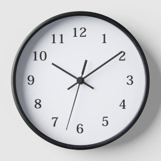Horloge murale minimaliste silencieuse - moderne