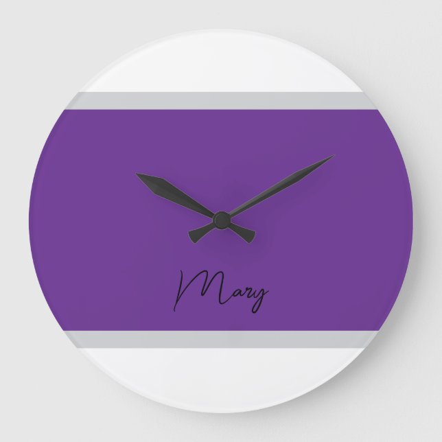 Horloge murale moderne (Recto)