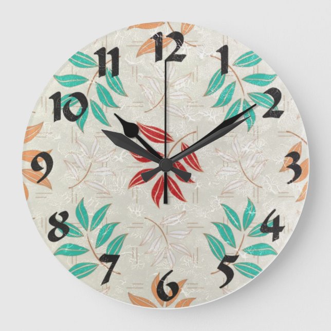 Horloge murale moderne (Recto)