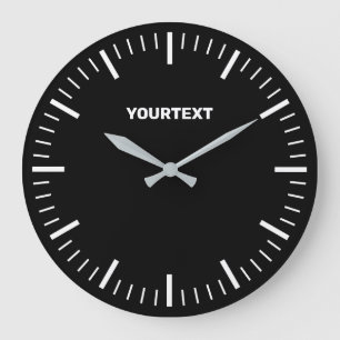 Horloge murale moderne, grande, surdimensionnée, n